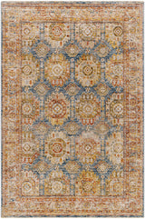 Surya Mona Lisa Mni-2302 Light Sage, Tan, Dark Blue, Mustard, Rust, Olive Rug.