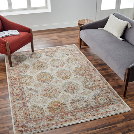 Surya Mona Lisa Mni-2303 Light Sage, Tan, Mustard, Rust, Sage, Olive Rug.