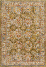 Surya Mona Lisa Mni-2304 Light Sage, Mustard, Tan, Olive, Rust, Sage Rug.