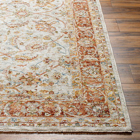 Surya Mona Lisa Mni-2307 Light Sage, Tan, Mustard, Rust, Burgandy, Olive Rug.