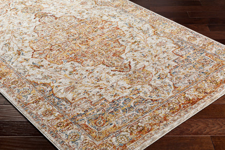Surya Mona Lisa Mni-2308 Light Sage, Tan, Mustard, Rust, Sage, Dark Blue Rug.