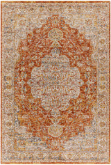Surya Mona Lisa Mni-2309 Light Sage, Rust, Tan, Mustard, Dark Blue, Sage Rug.