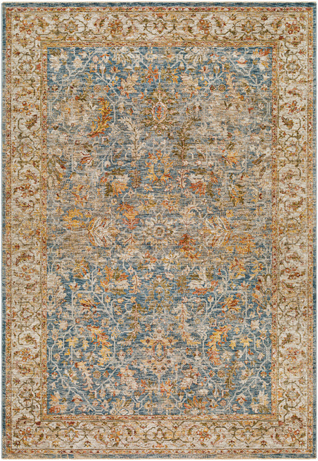 Surya Mona Lisa Mni-2310 Light Sage, Tan, Olive, Mustard, Sage, Dark Blue Rug.