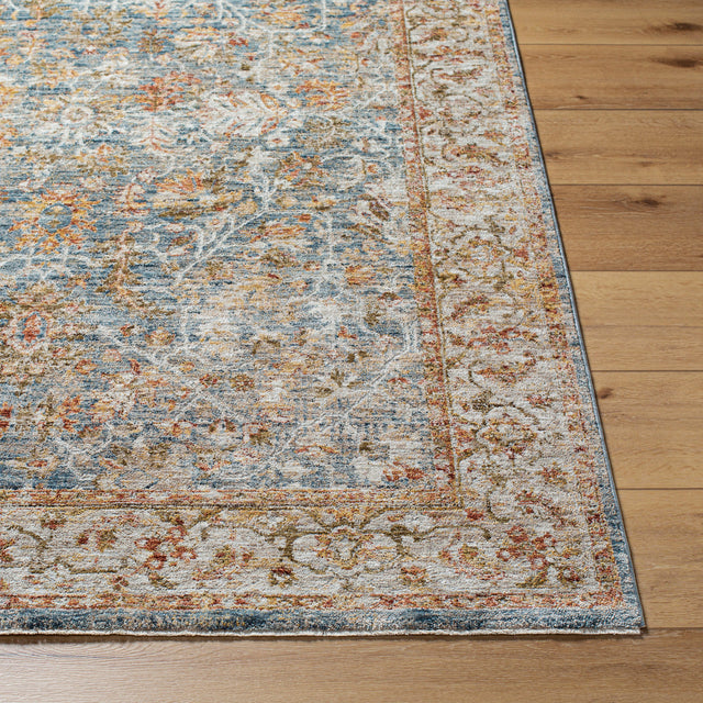Surya Mona Lisa Mni-2310 Light Sage, Tan, Olive, Mustard, Sage, Dark Blue Rug.