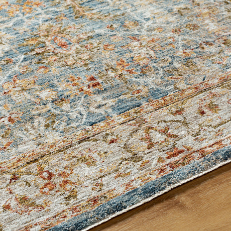 Surya Mona Lisa Mni-2310 Light Sage, Tan, Olive, Mustard, Sage, Dark Blue Rug.