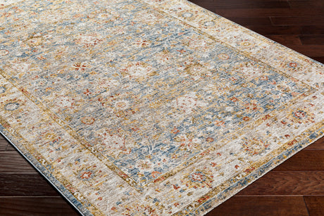 Surya Mona Lisa Mni-2314 Tan, Light Sage, Dark Blue, Mustard, Olive, Sage Rug.