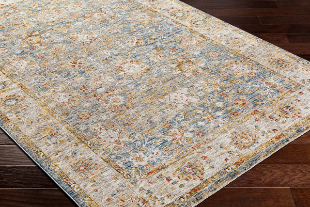 Surya Mona Lisa Mni-2314 Tan, Light Sage, Dark Blue, Mustard, Olive, Sage Rug.