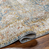 Surya Mona Lisa Mni-2314 Tan, Light Sage, Dark Blue, Mustard, Olive, Sage Rug.