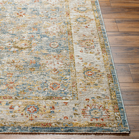 Surya Mona Lisa Mni-2314 Tan, Light Sage, Dark Blue, Mustard, Olive, Sage Rug.