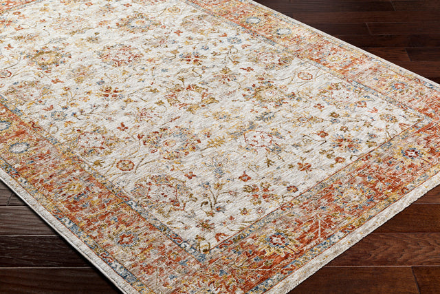 Surya Mona Lisa Mni-2316 Light Sage, Tan, Mustard, Rust, Burgandy, Olive Rug.