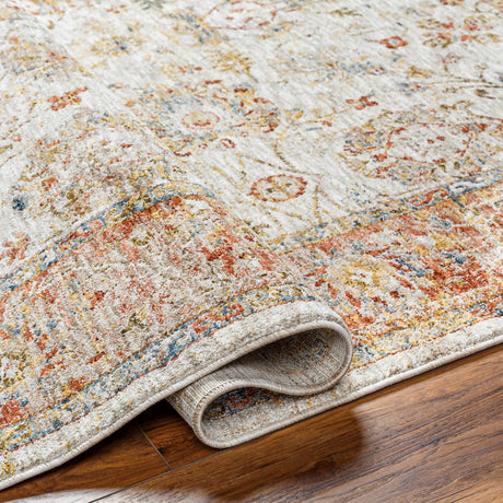 Surya Mona Lisa Mni-2316 Light Sage, Tan, Mustard, Rust, Burgandy, Olive Rug.