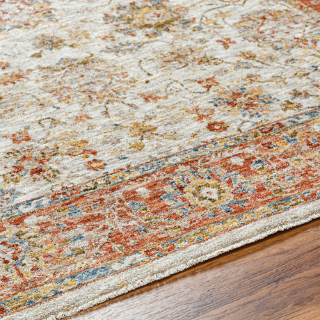 Surya Mona Lisa Mni-2316 Light Sage, Tan, Mustard, Rust, Burgandy, Olive Rug.