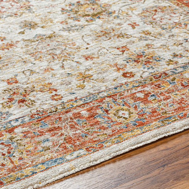 Surya Mona Lisa Mni-2316 Light Sage, Tan, Mustard, Rust, Burgandy, Olive Rug.