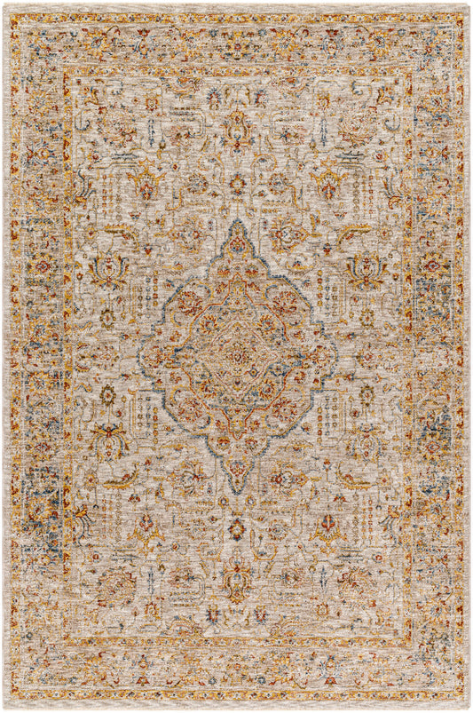 Surya Mona Lisa Mni-2317 Light Sage, Tan, Mustard, Olive, Sage, Rust Area Rug