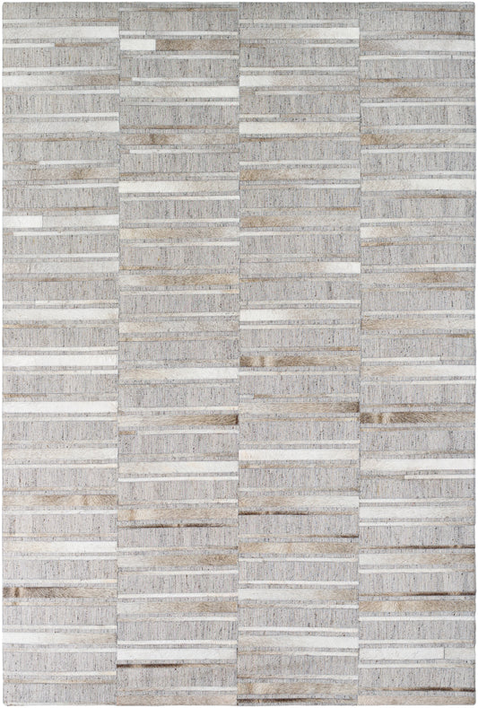 Surya Medora Mod-1029 Pale Slate, Metallic - Silver, Light Silver Area Rug