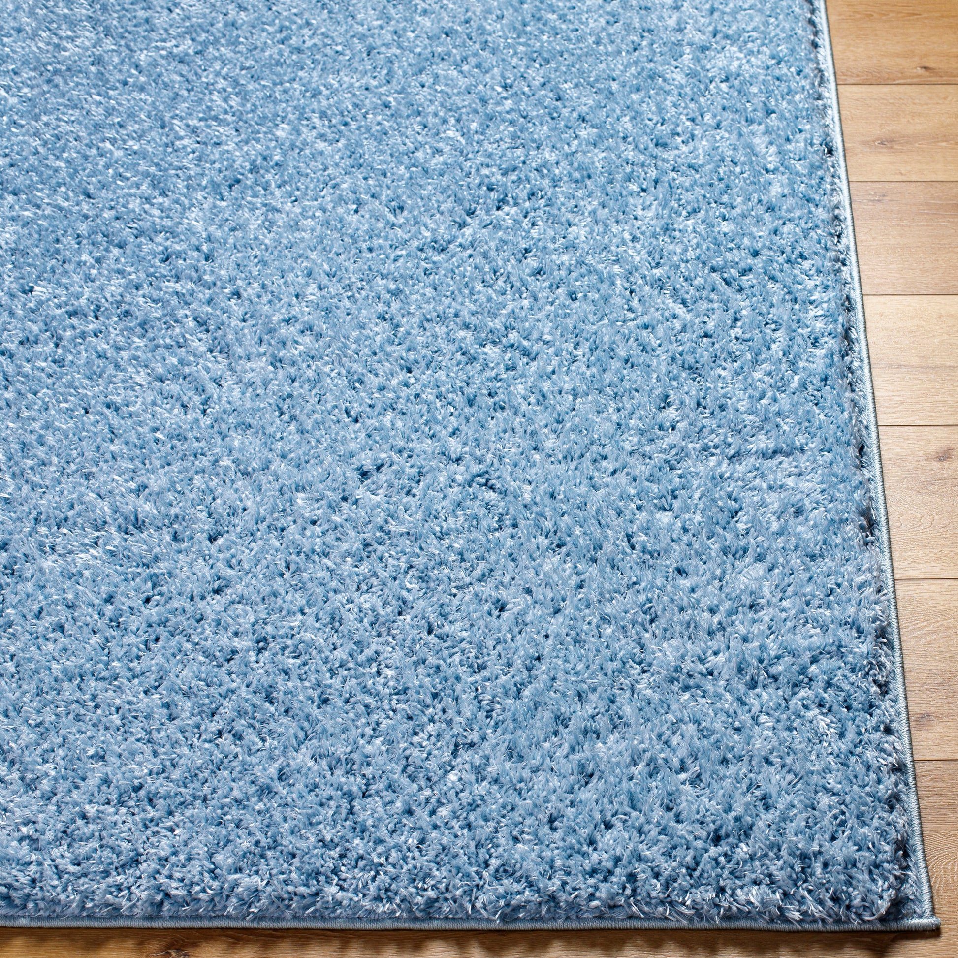 Surya Moda Shag Mog-2300 Metallic - Silver, Light Purple, Light Blue Area Rug