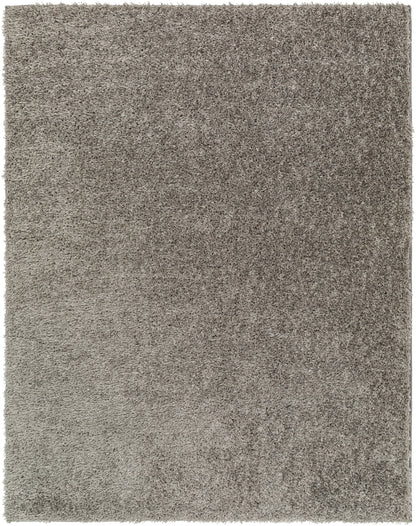 Surya Moda Shag Mog-2304 Grey, Dark Grey, Metallic - Silver Area Rug