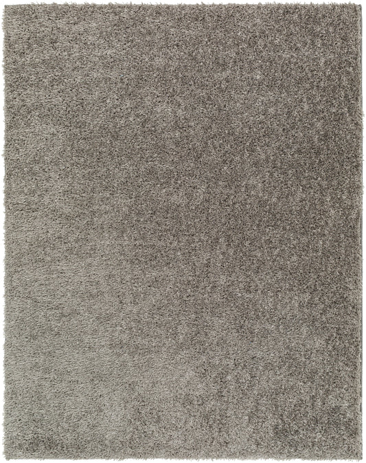 Surya Moda Shag Mog-2304 Grey, Dark Grey, Metallic - Silver Area Rug