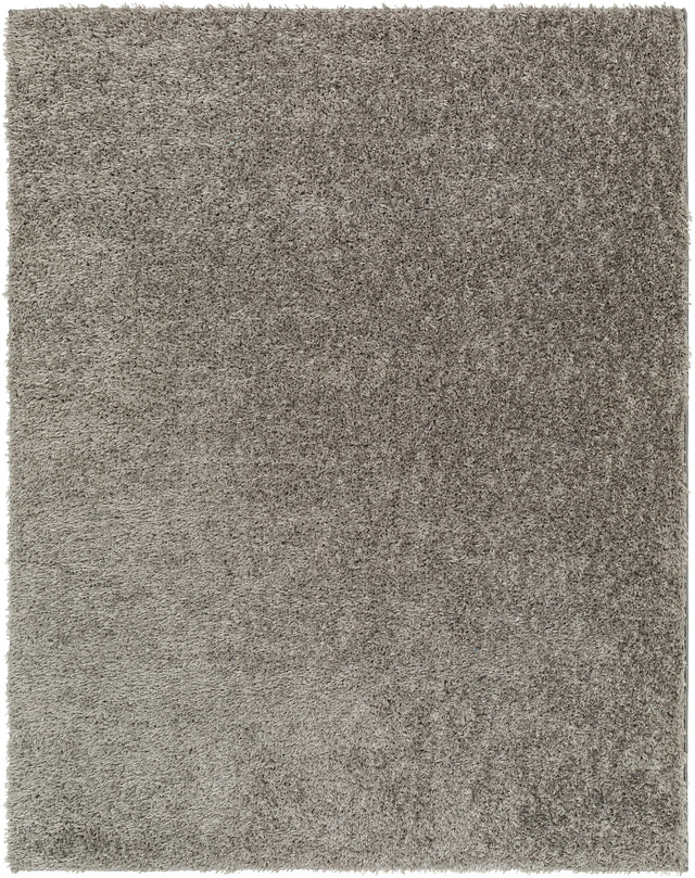 Surya Moda Shag Mog-2304 Grey, Dark Grey, Metallic - Silver Rug.