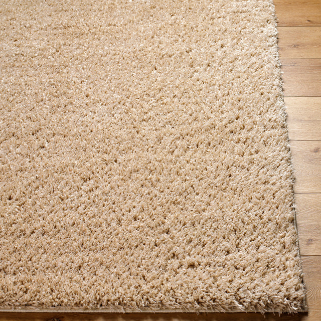 Surya Moda Shag Mog-2308 Pearl, Natural, Desert Tan, Ash Rug.