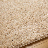 Surya Moda Shag Mog-2308 Pearl, Natural, Desert Tan, Ash Rug.