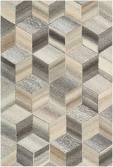 Surya Mountain Moi-1016 Medium Gray, Light Gray, Black, Cream, Beige, Dusty Sage Rug.