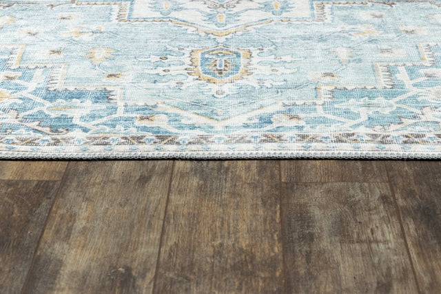 Momeni Afshar Afs32 Light Blue Rugs.