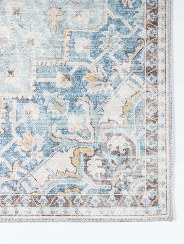 Momeni Afshar Afs32 Light Blue Rugs.