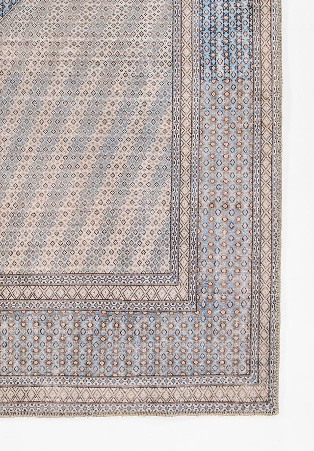 Momeni Afshar Afs34 Blue Rugs.