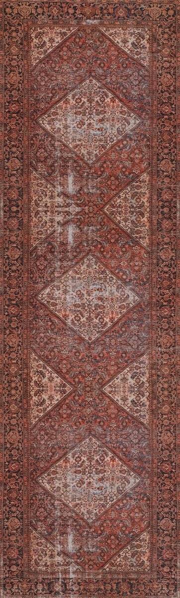 Momeni Afshar Afs44 Red Rug.