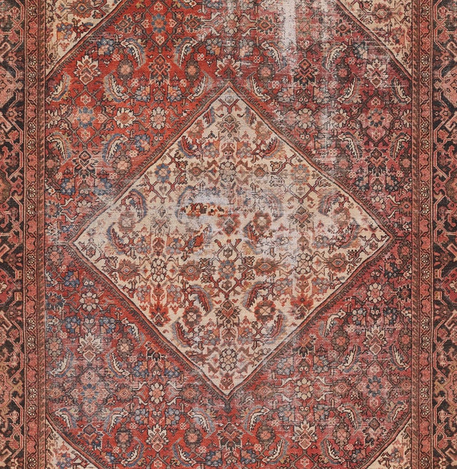 Momeni Afshar Afs44 Red Rug.