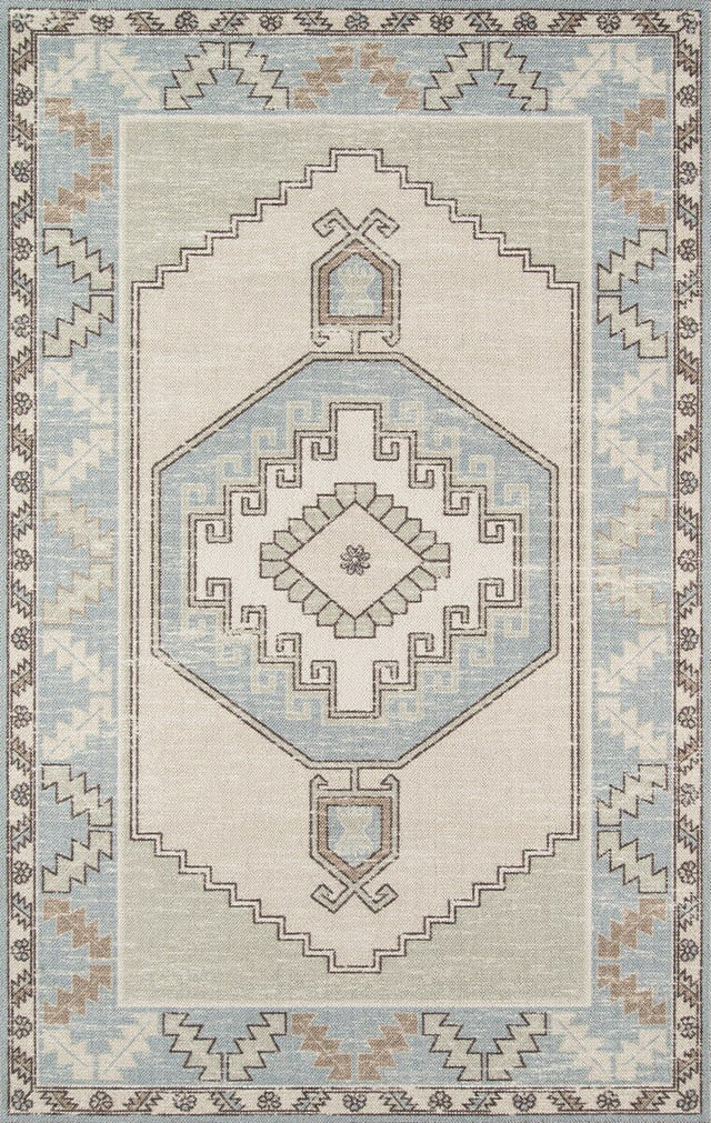 Momeni Anatolia Ana-2 Light Blue Rugs.