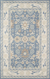 Momeni Anatolia Ana-7 Light Blue Rugs.