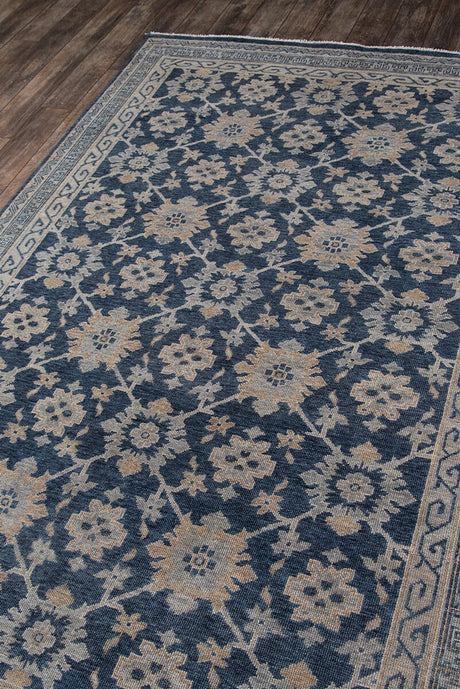 Momeni Banaras Bnr - 1 Blue Rugs - Momeni - banarbnr - 1blu2030