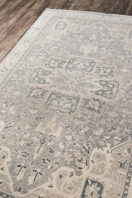 Momeni Banaras Bnr - 4 Grey Rugs - Momeni - banarbnr - 4gry2030
