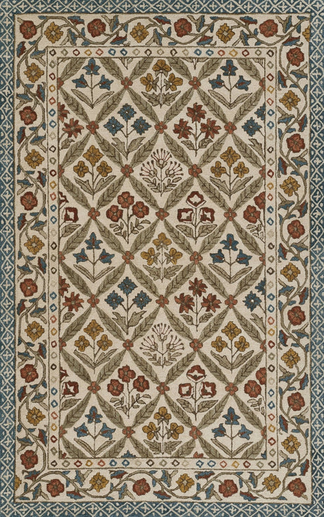 Momeni Cotswold Cot - 1 Blue Rug - Momeni - cotswcot - 1blu2030