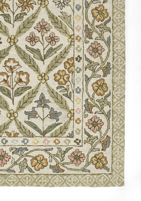 Momeni Cotswold Cot - 1 Green Rug - Momeni - cotswcot - 1grn2030