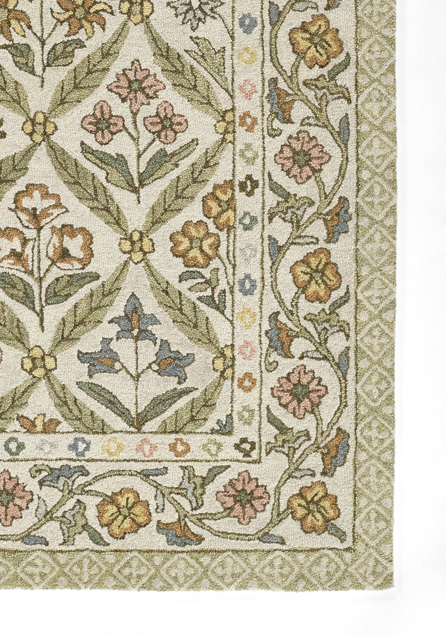 Momeni Cotswold Cot - 1 Green Rug - Momeni - cotswcot - 1grn2030