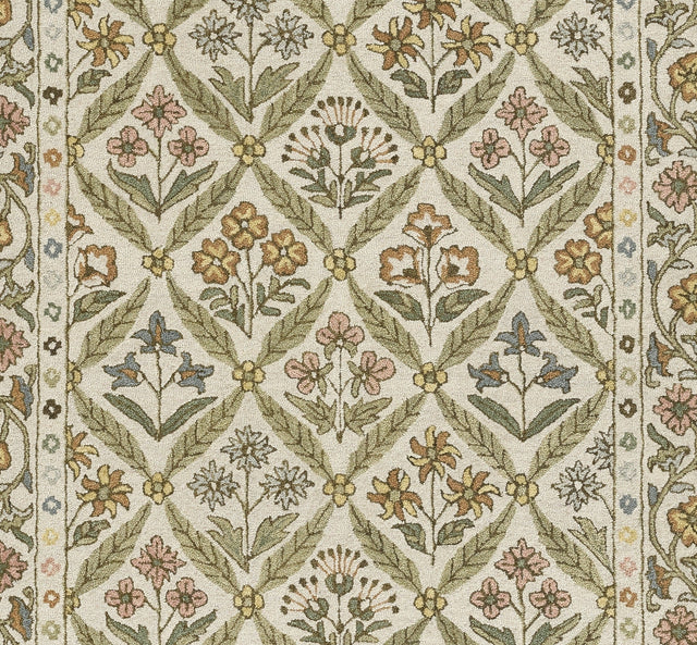 Momeni Cotswold Cot - 1 Green Rug - Momeni - cotswcot - 1grn2030