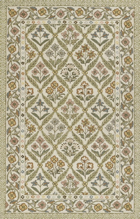 Momeni Cotswold Cot - 1 Green Rug - Momeni - cotswcot - 1grn2030