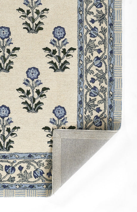 Momeni Cotswold Cot - 2 Blue Rug - Momeni - cotswcot - 2blu2030