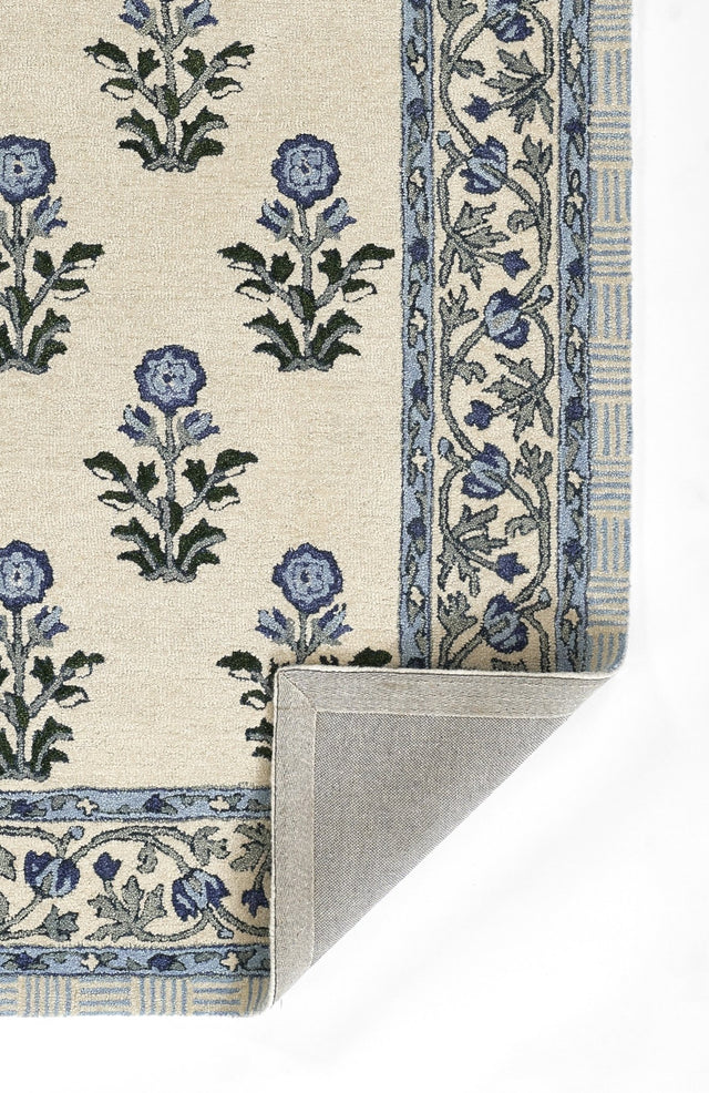 Momeni Cotswold Cot - 2 Blue Rug - Momeni - cotswcot - 2blu2030