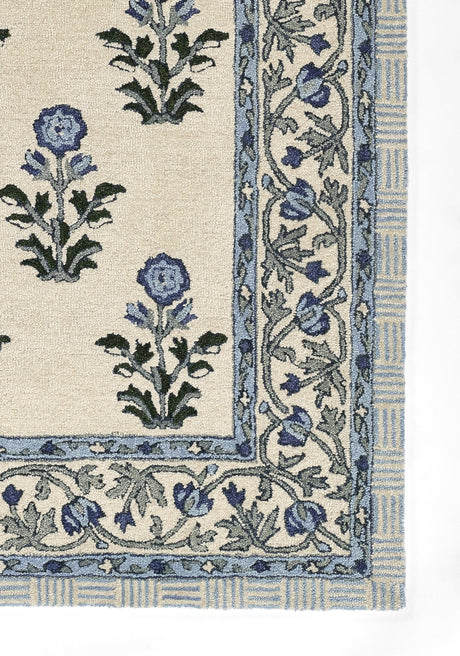 Momeni Cotswold Cot - 2 Blue Rug - Momeni - cotswcot - 2blu2030