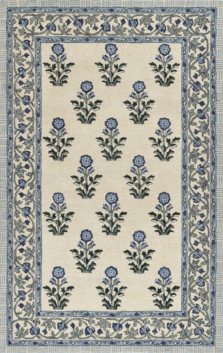 Momeni Cotswold Cot - 2 Blue Rug - Momeni - cotswcot - 2blu2030