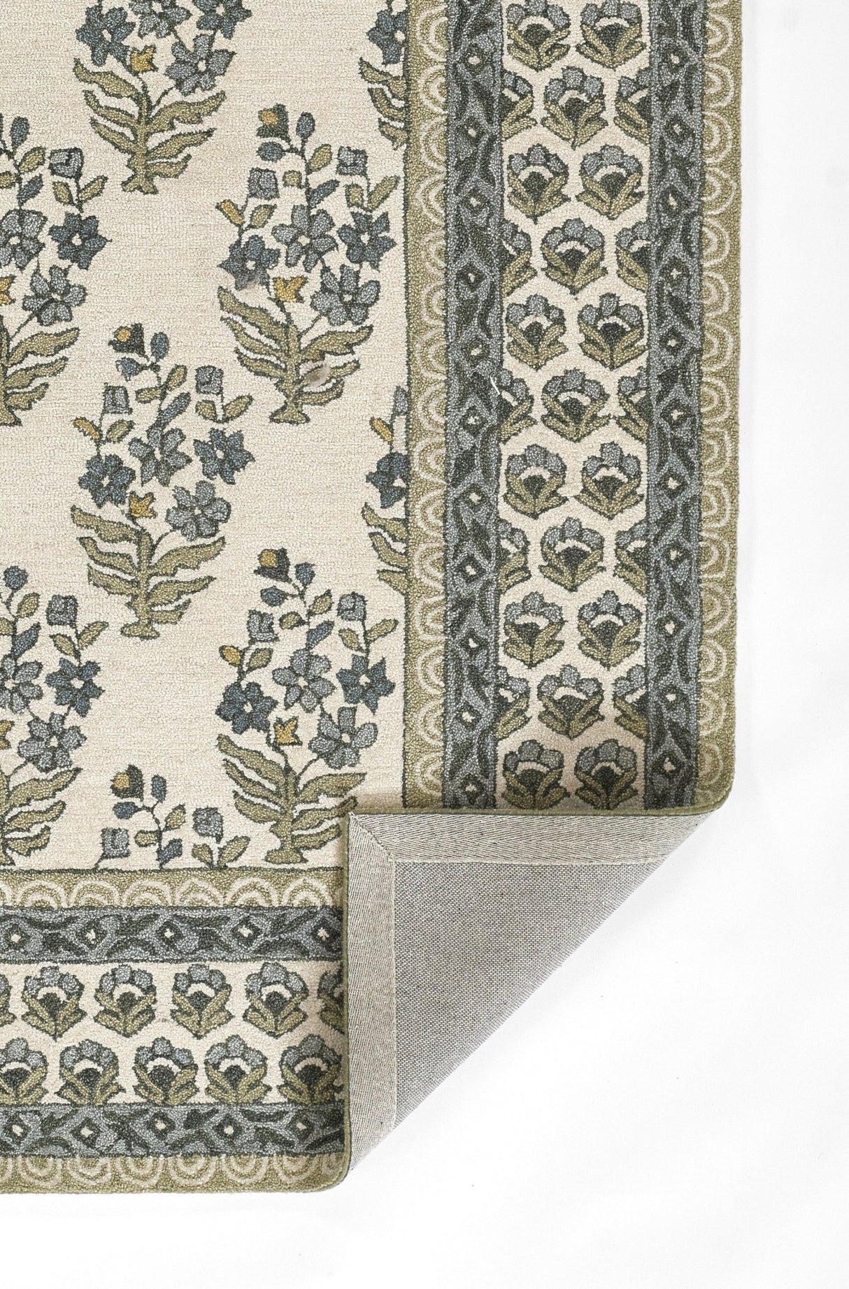 Momeni Cotswold Cot - 3 Green Rug - Momeni - cotswcot - 3grn2030