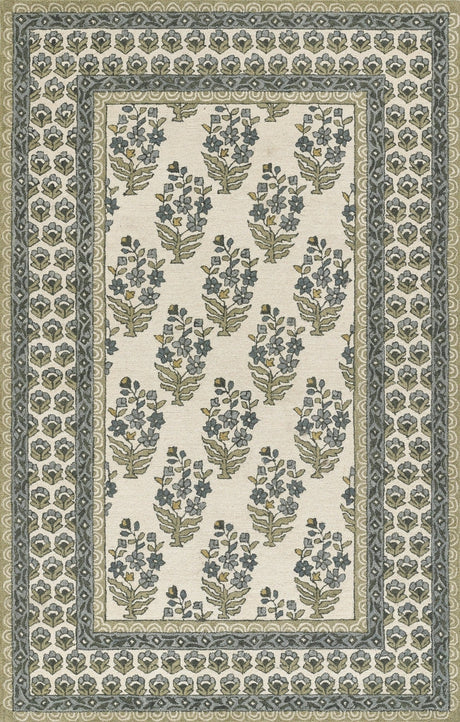 Momeni Cotswold Cot - 3 Green Rug - Momeni - cotswcot - 3grn2030