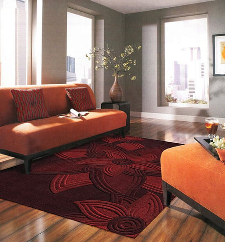 Momeni Delhi dl - 40 Red Rugs - Momeni - delhidl - 40red3656