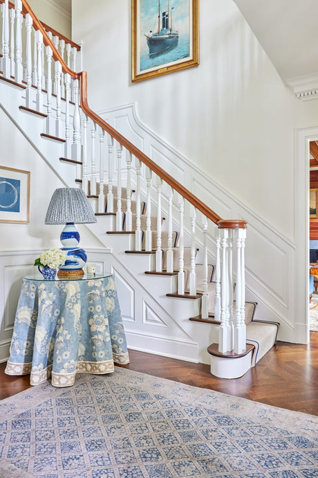Momeni Erin Gates Dorset Dor - 3 Blue Rug - Momeni - dorsedor - 3blu2376