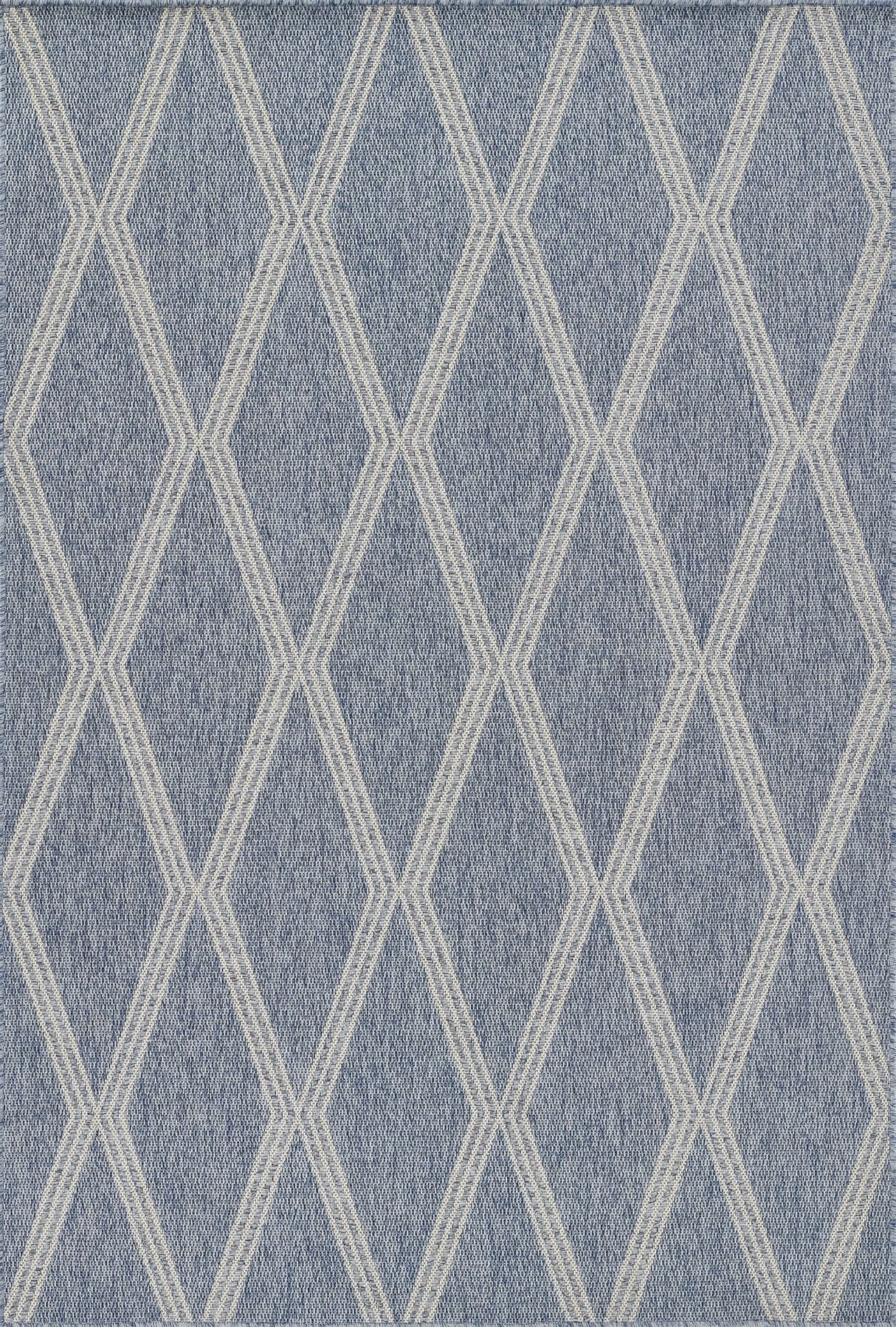 Momeni Hampton Ham - 5 Blue Rug - Momeni - hampoham - 5blu2030