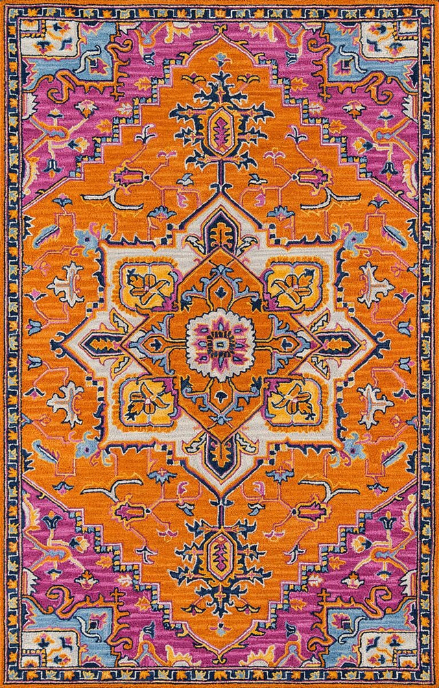 Momeni Ibiza Ibi - 2 Orange Rugs - Momeni - ibizaibi - 2org2030